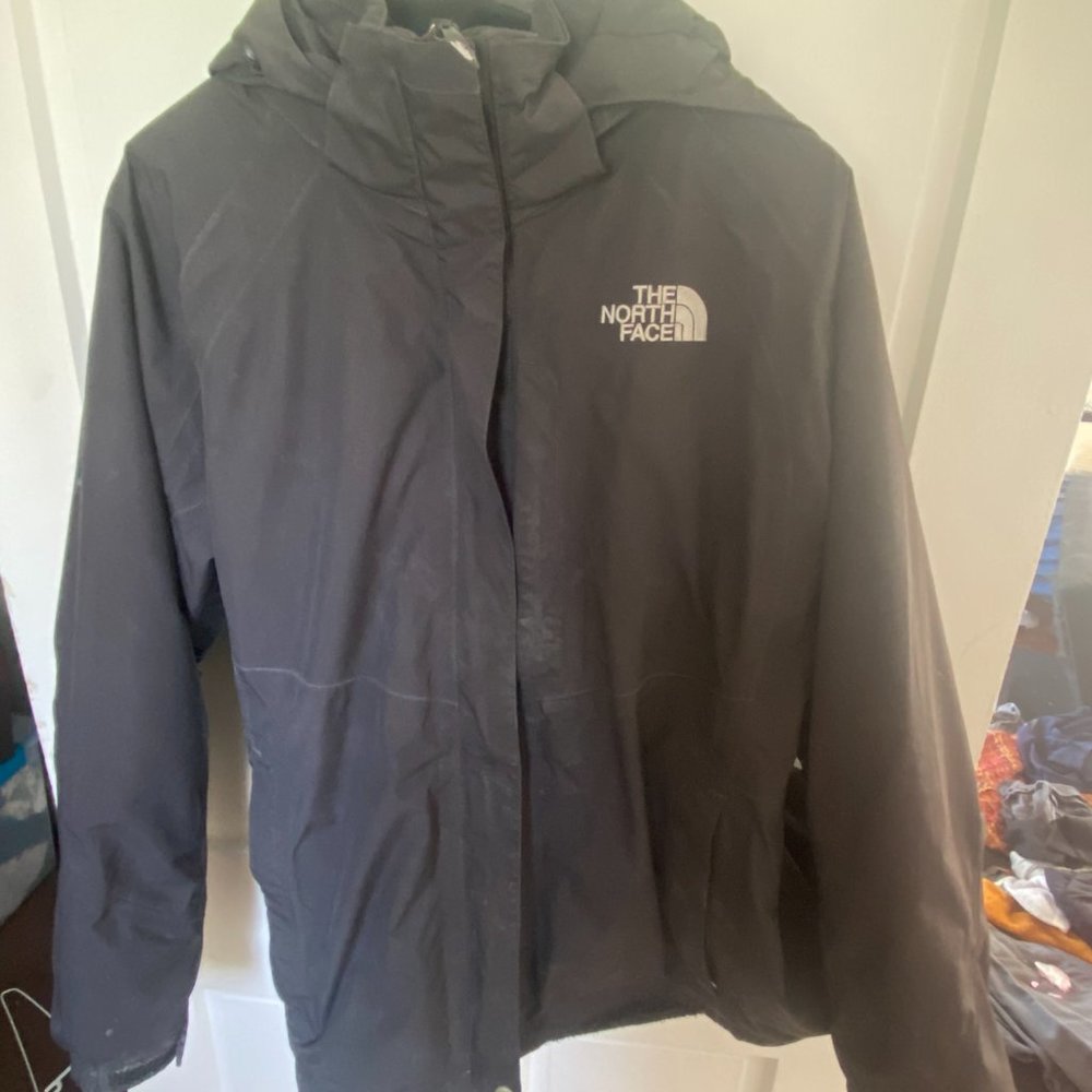 The Northface Triclimate Osito Fleece Women's XL Winter Coat Jacket 3 in 1 Black